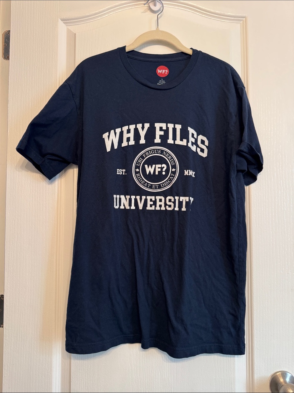 Why Files University Graphic Tee - Navy